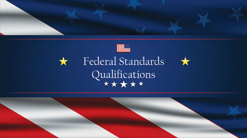 federal standards qualifications numbers